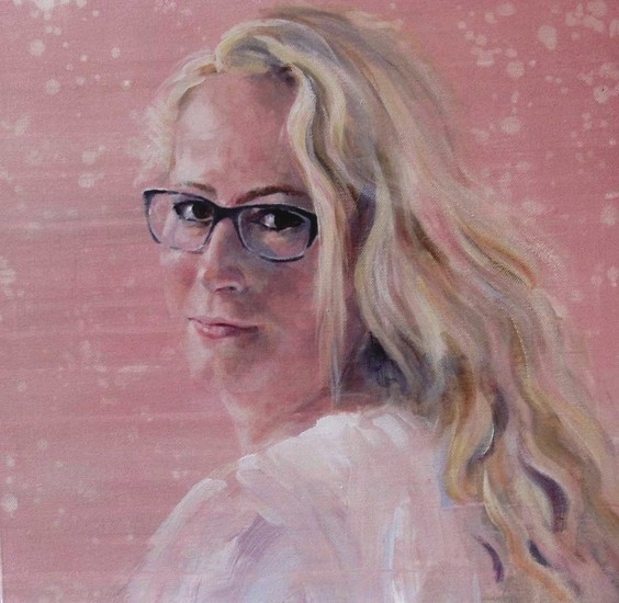 Lady in pink