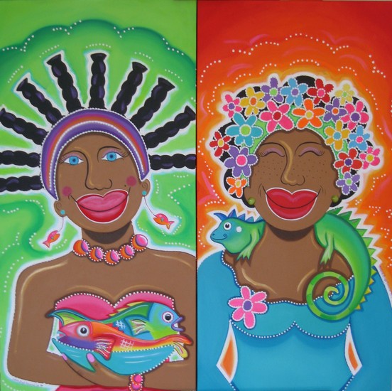 Damanan Dushi di Korsow (Mooie dames van Curacao)