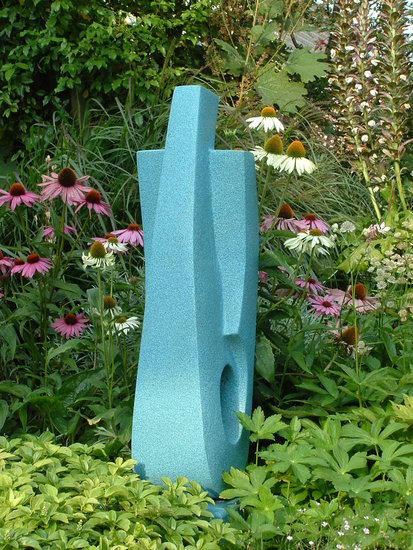 Blue in the garden