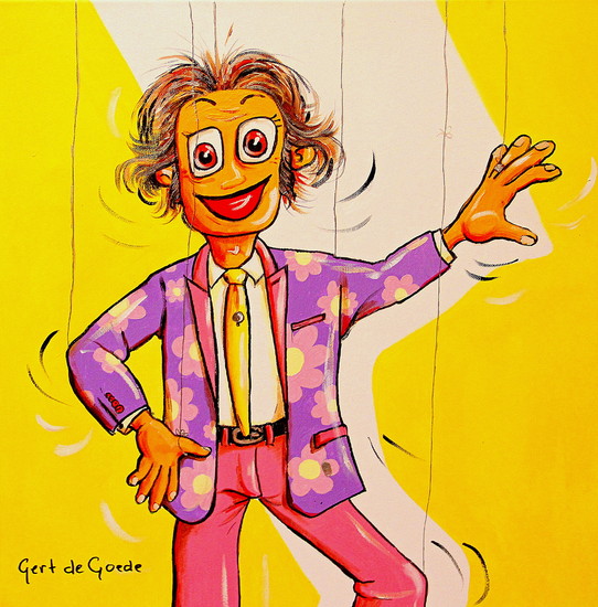 Ik voel me soms als een Marionettepop