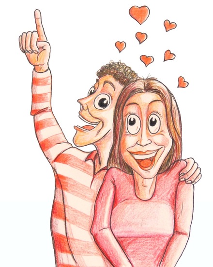 Verliefd stelletje - Valentijnsdag