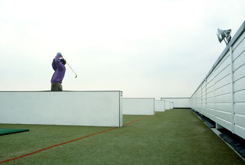 Afslag bij golfbaan Nunspeet