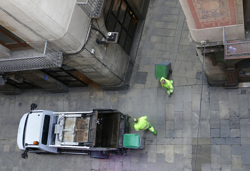 Gemeentelijk afval bedrijf – Barcelona april 2017