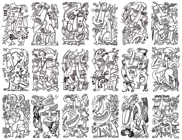 Tekeningetjes (Droedels; tekenen zonder schets) Serie2