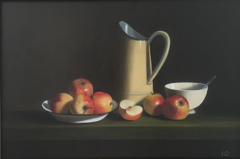 Appeltjes met emaille kan