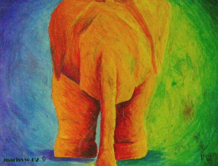 olifant van voren