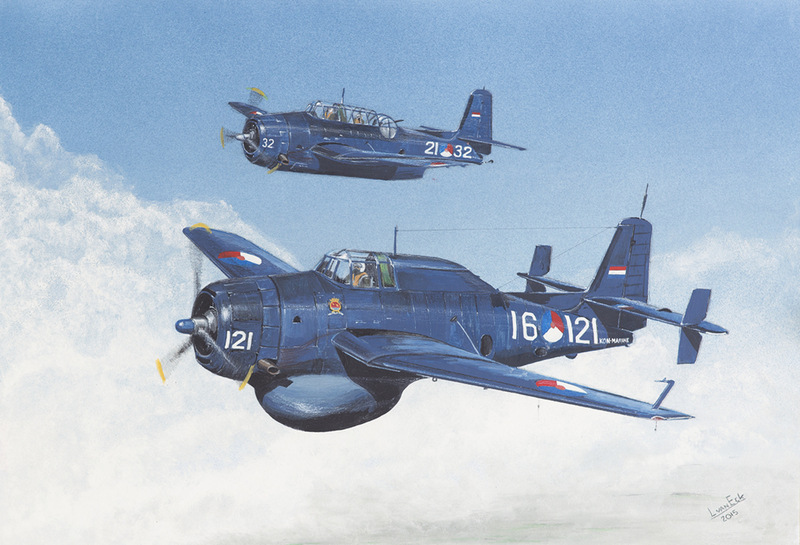 Grumman-Avenger TBM-3W2 en TBM-3E1 (Bestelnr. MLD-110)