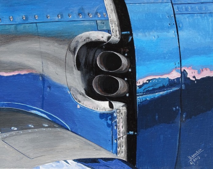 Chance Vought F4U-4 Corsair uitlaat detail (Bestelnr. USA-51)