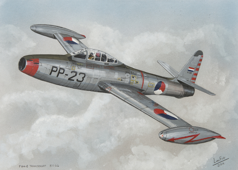 Republic F84E Thunderjet (Bestelnr. KLU-20)