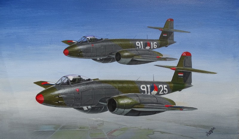 Gloster Meteor Mk8 (Bestelnr. KLU-110)