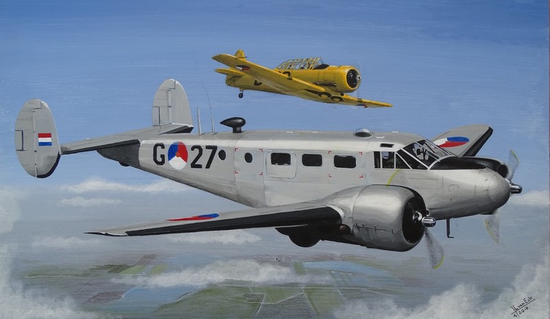 Beechcraft AT-7 en Noorduyn AT-16 Harvard. (Bestelnr. KLU-120)