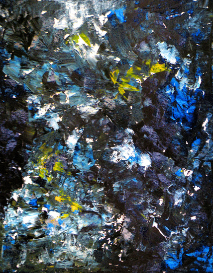 Blauwe Kleurenfantasie