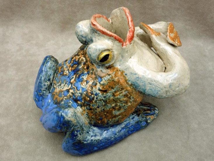 Kwakende kikker, Frosch, frog, grenouille