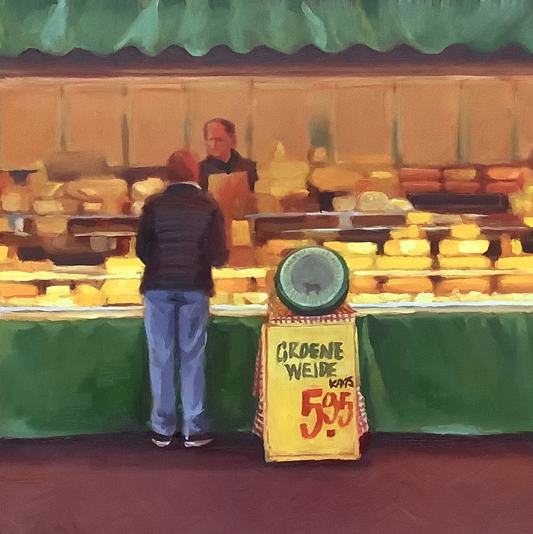 Colorful daily life series- The cheese stall