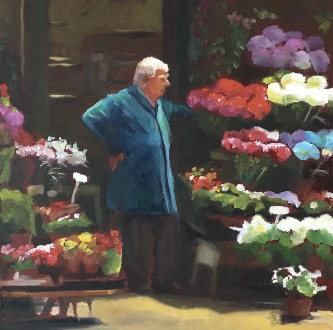 Colorful daily life series-The flowershop
