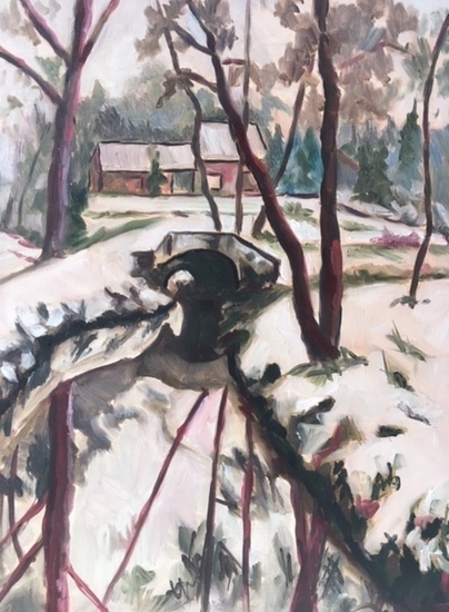 winter bij de kromme Rijn