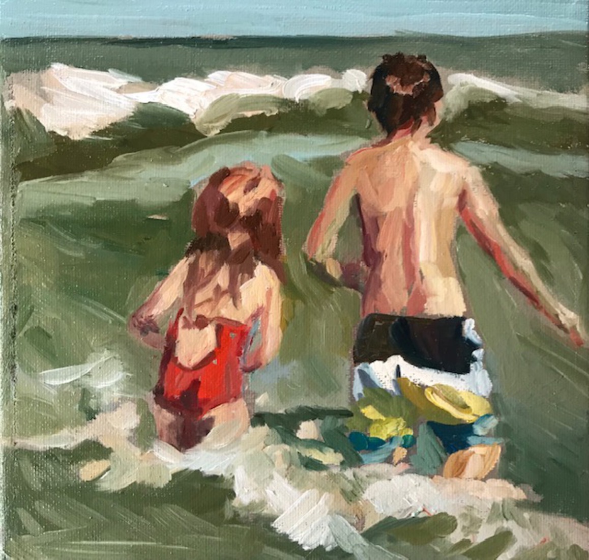 Samen in de zee