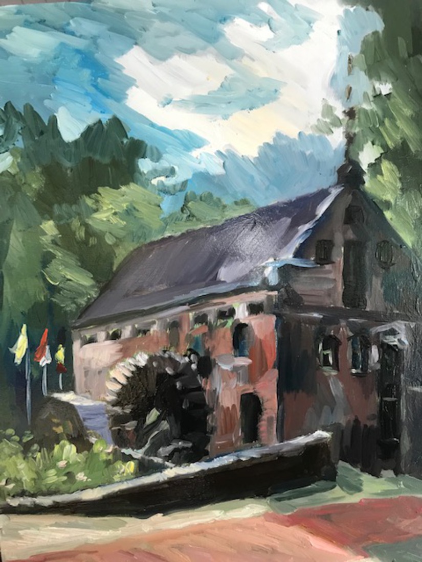 De watermolen van Arcen