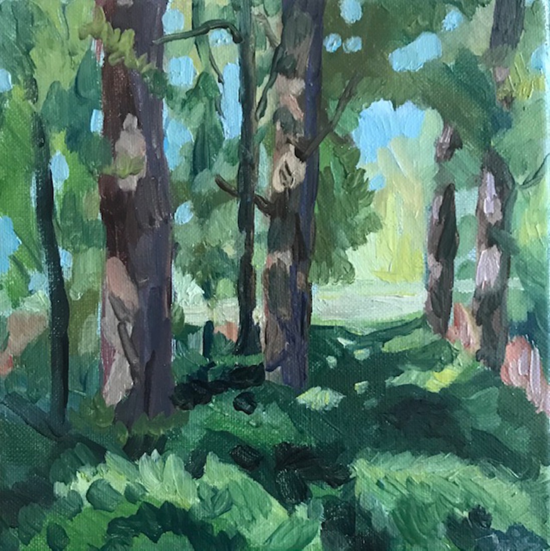 Zomers groen