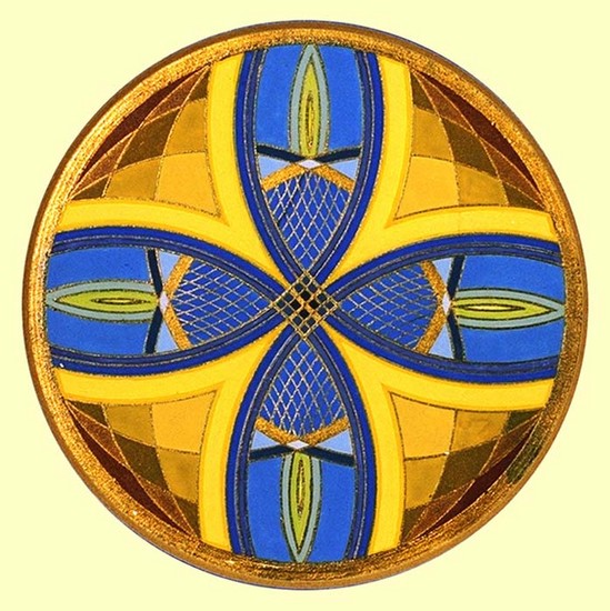 Meditatiebeeld Blauw-Geel