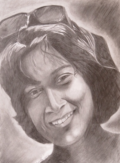 Black hair lady