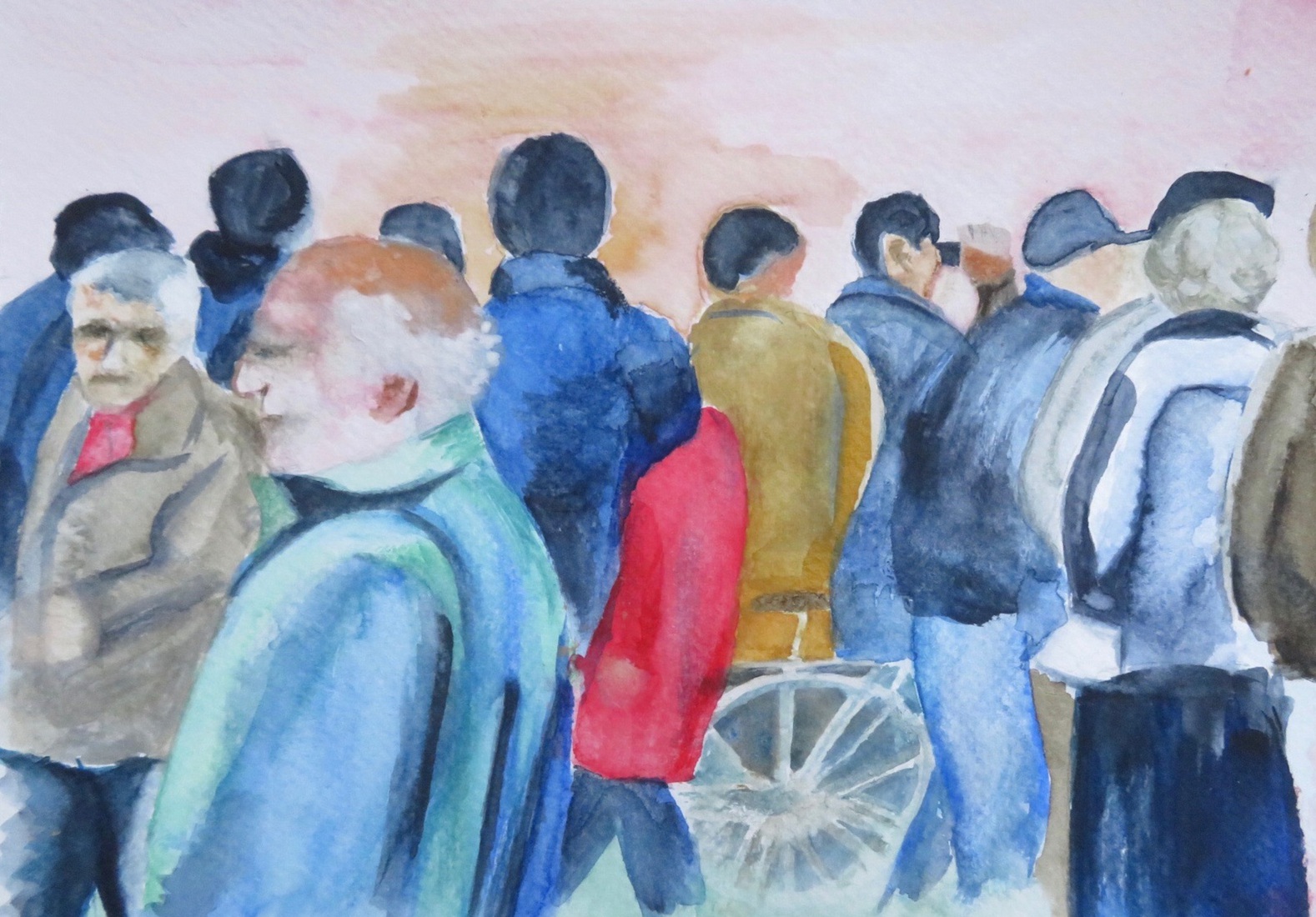 People on the quay
