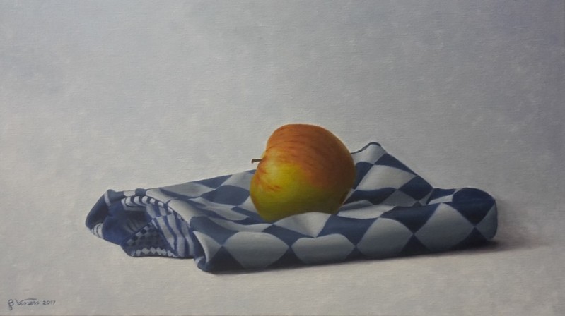 Theedoek met appel