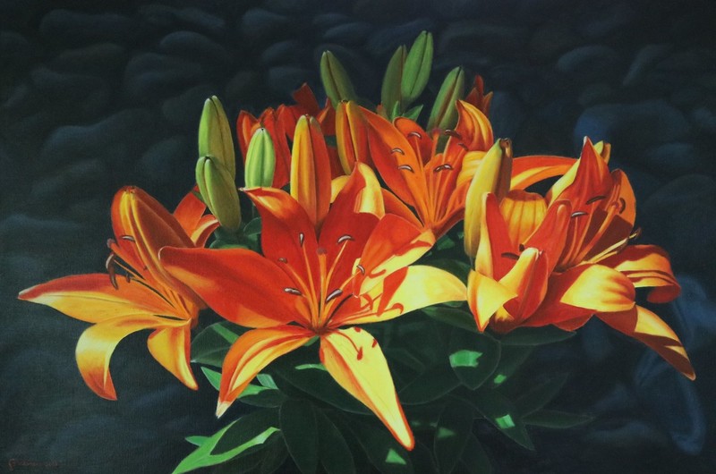 Lelies uit eigen tuin