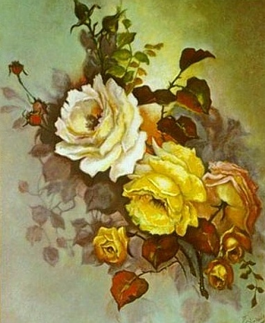 gele rozen
