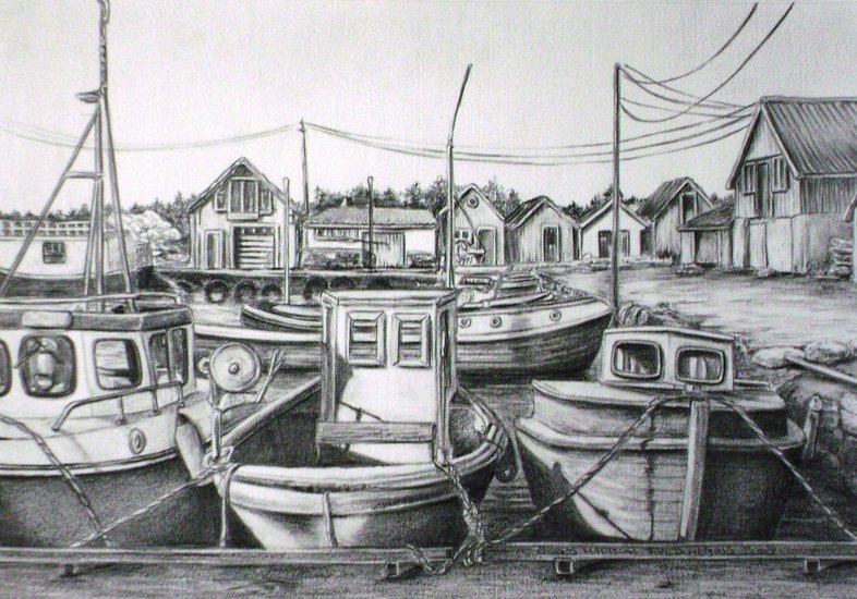 Ølberg harbour.