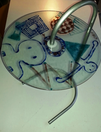 Bijzettafel Rond Grafiek #2