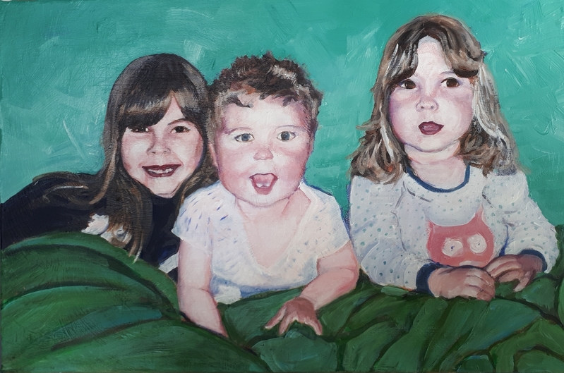Kleinkinderen Ankie en Dirk