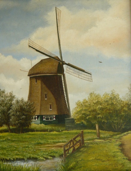 De Tweede Broekermolen te Uitgeest.