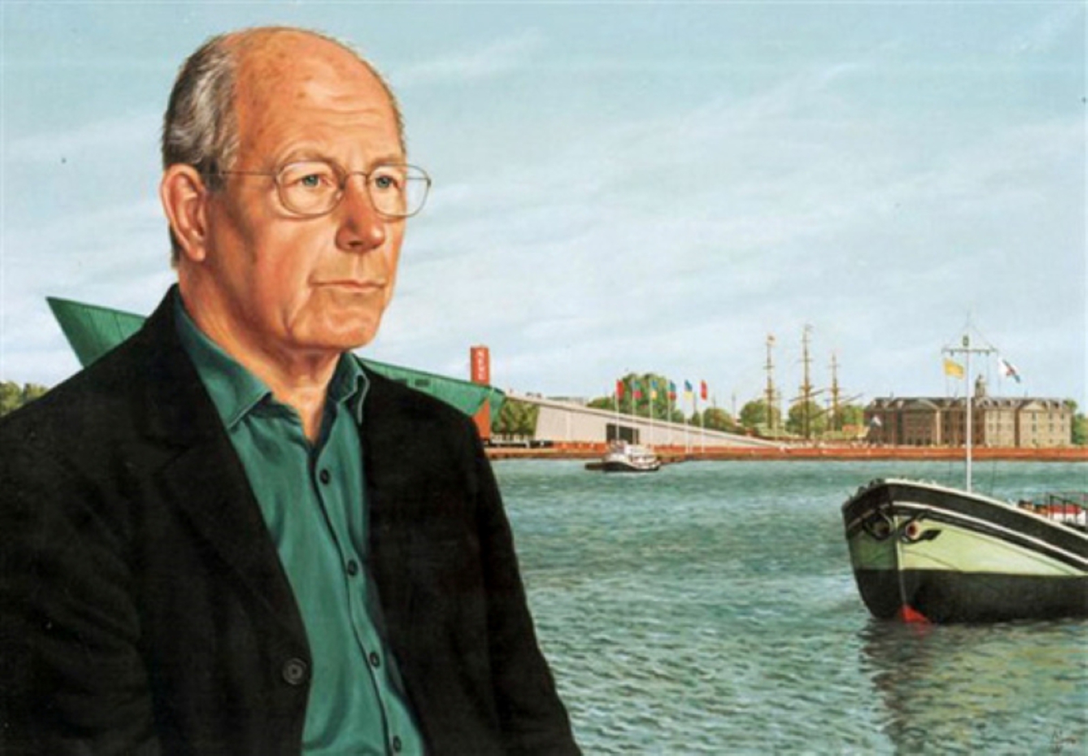 Portret van de architect Dijkstra