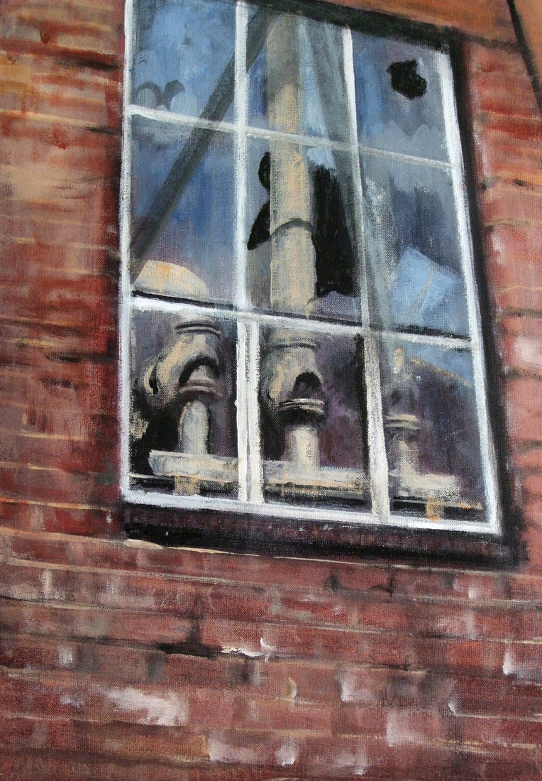 Raam/ achter Ketelhuis