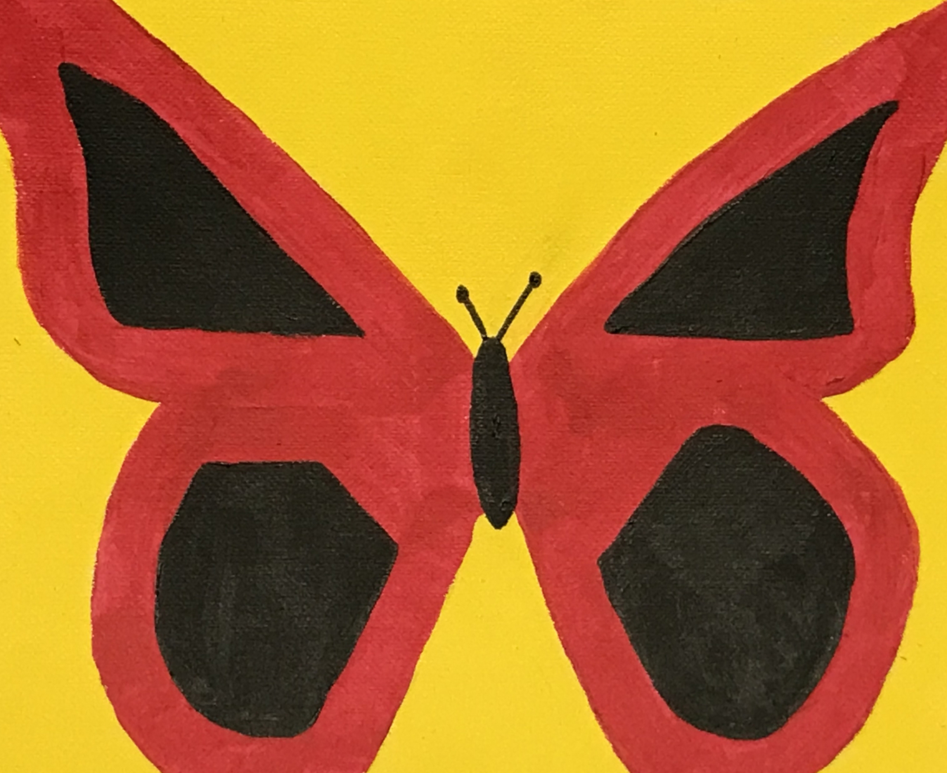abstracte vlinder