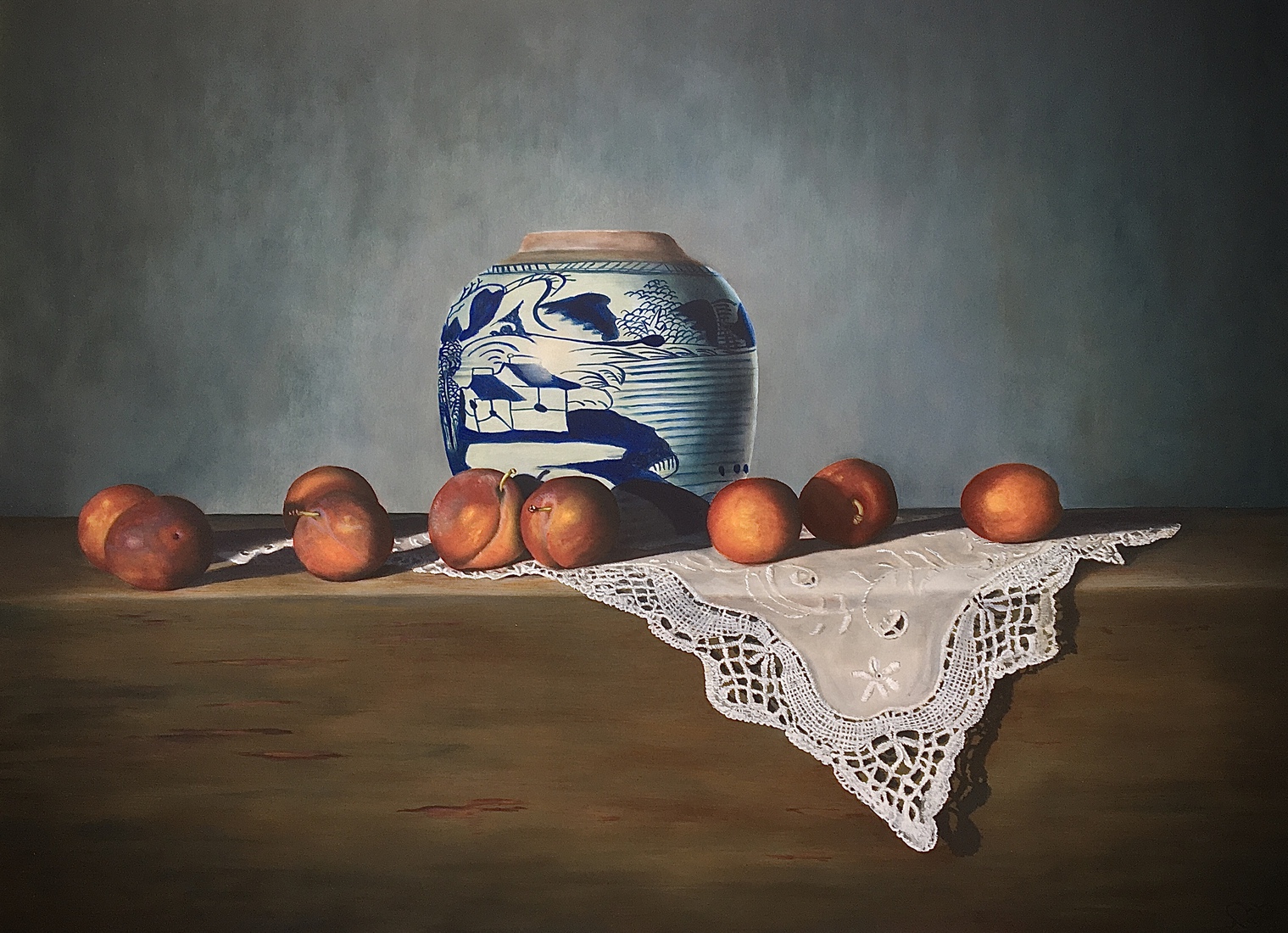 Gemberpot met pruimen