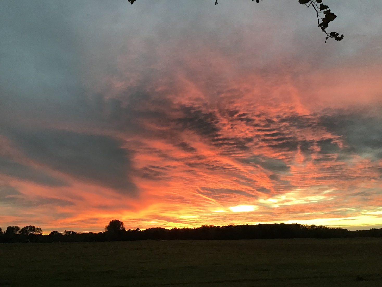 Zonsondergang, fotografie.