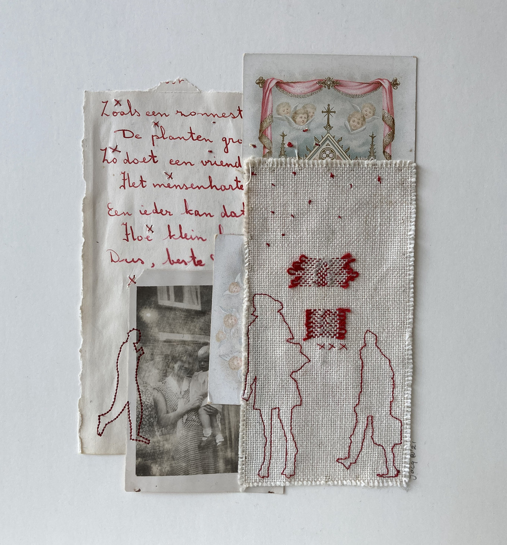 Past Present met rode tekst