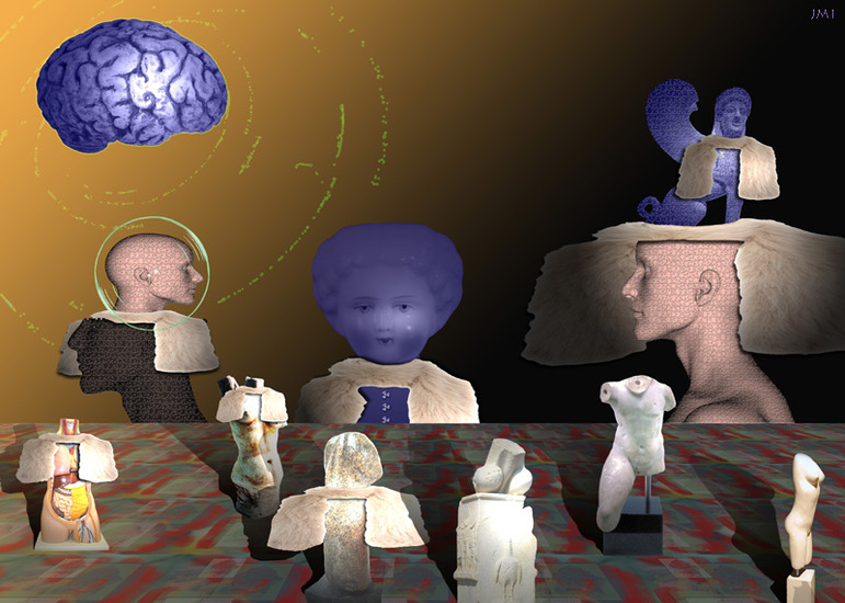 Radiation of the Blue Brain