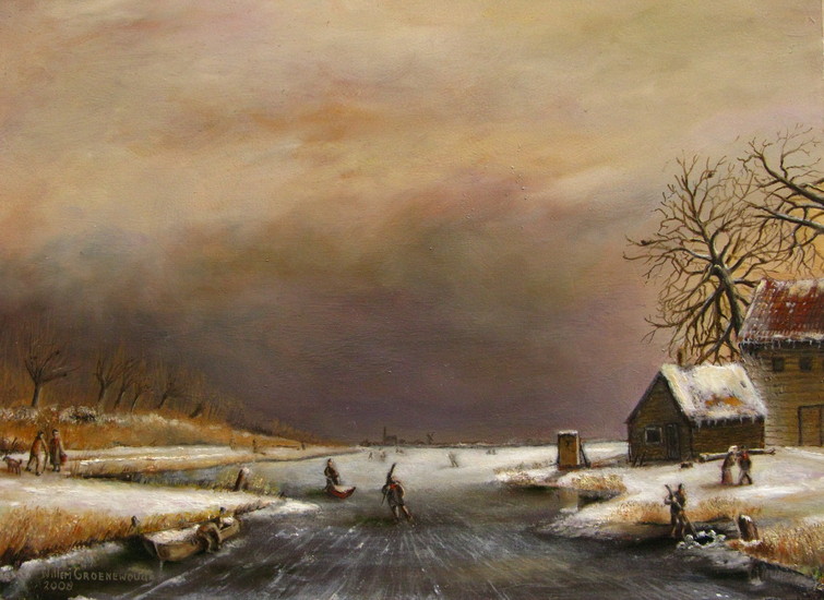 11 Winterlandschap.