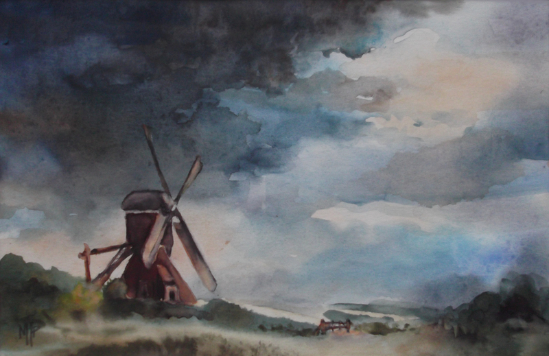 Molen in zijn element