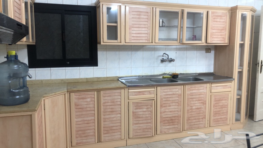 جدة دولاب مطبخ وطني كامل