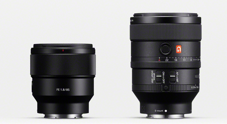 Sony announces 100mm F2.8 STF G Master and FE 85mm F1.8 lenses