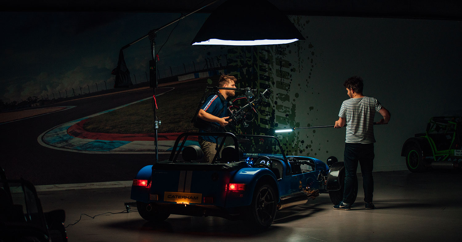 Behind the scenes: EVEN Shoots Five Car Commercials in Five Weeks for Caterham