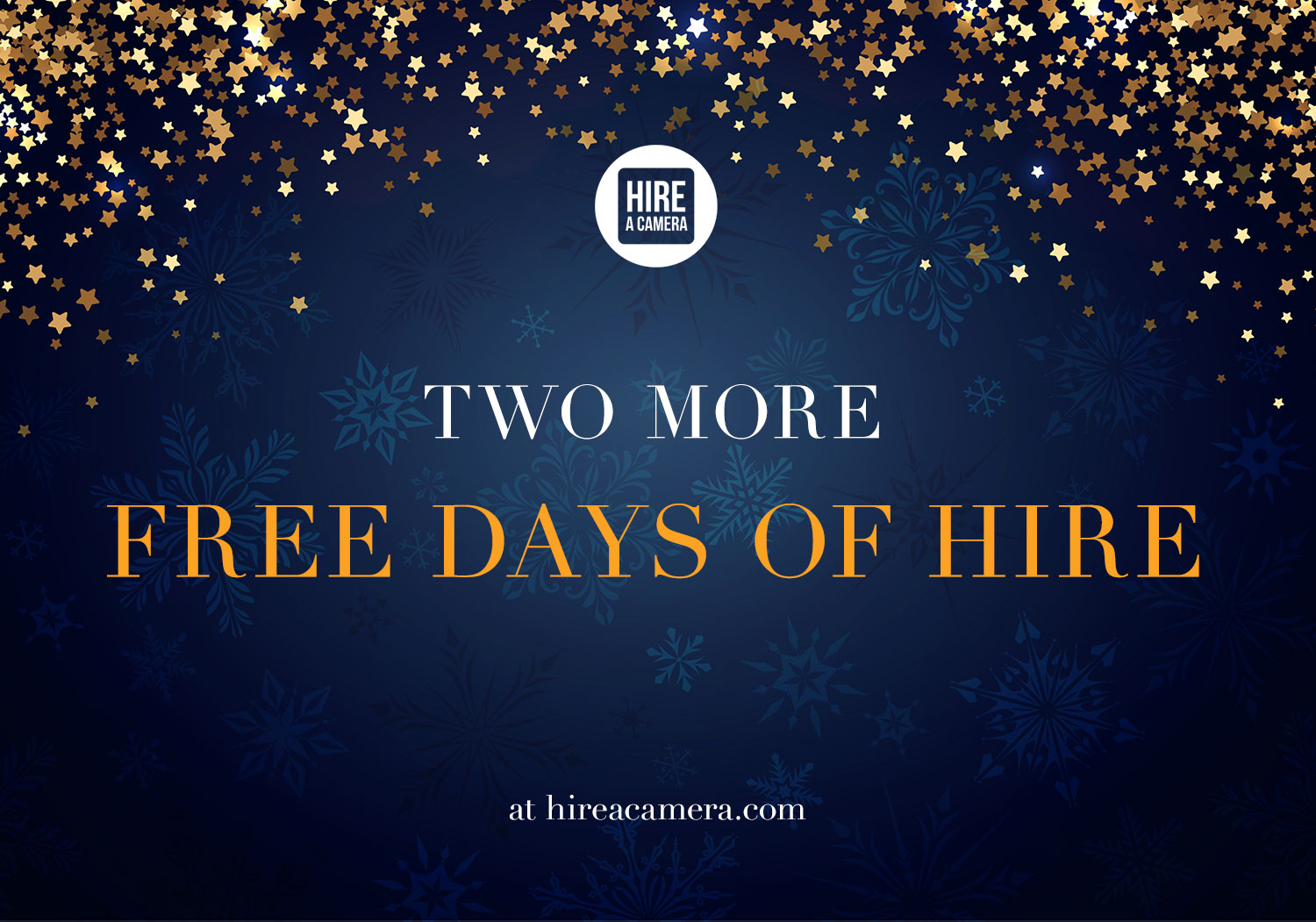 Two more free days of hire!