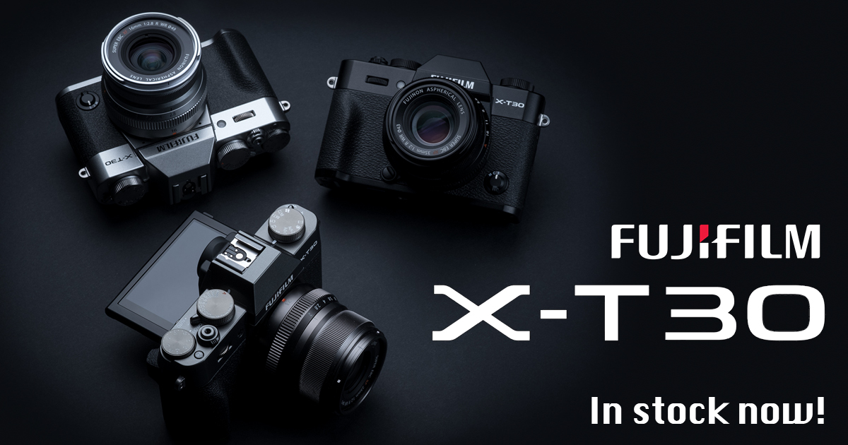 NOW IN STOCK: The Fujifilm X-T30