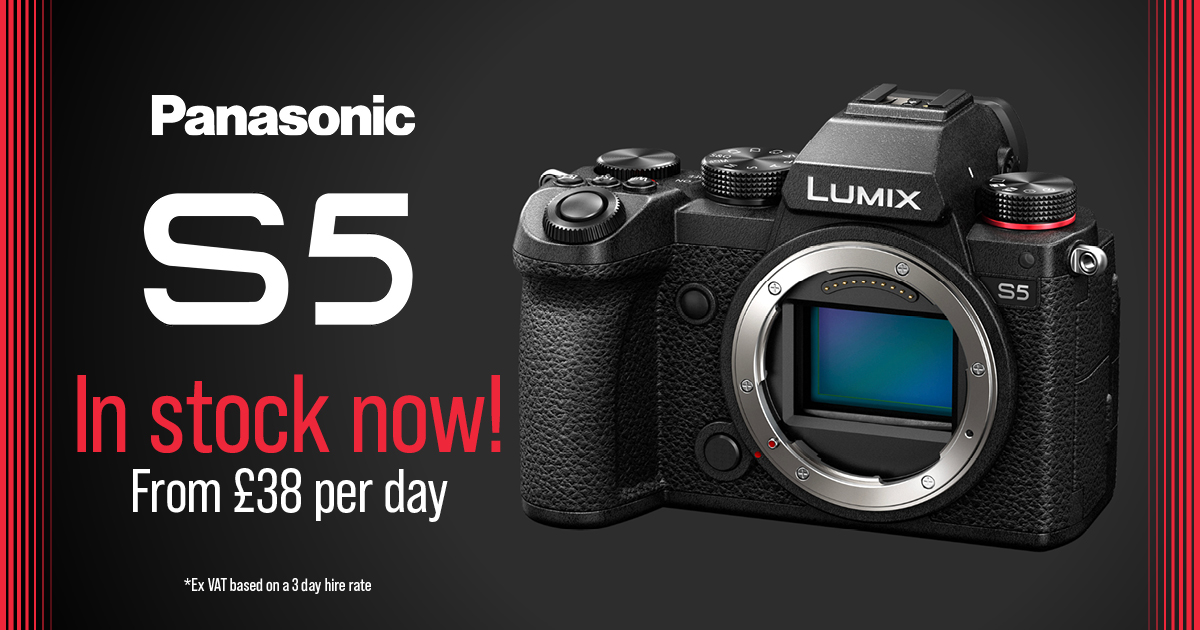 NOW IN STOCK: Panasonic LUMIX S5!