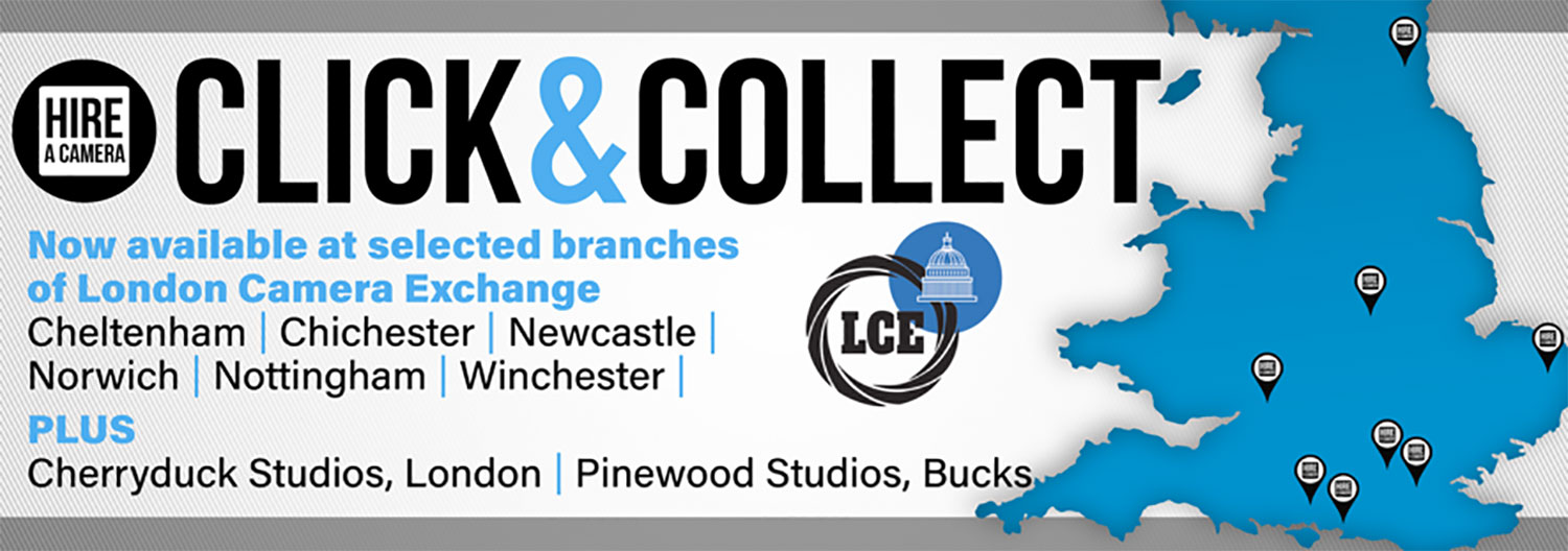 Hireacamera.com introduces nationwide Click & Collect service and cheaper weekend rates!