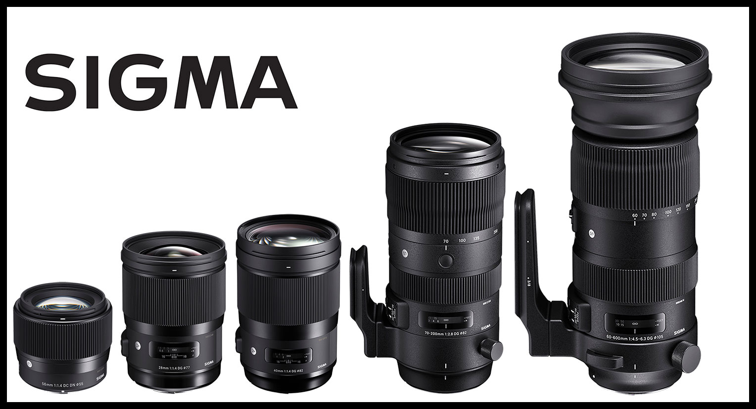 SIGMA NEWS: Five New Global Vision Lenses announced at Photokina 2018